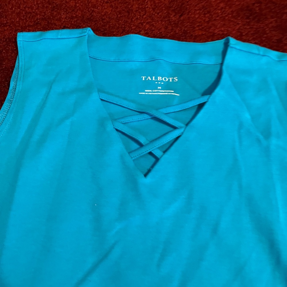 Talbots cotton tank